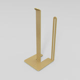 Paper Towel Y1 - Køkkenrulleholder - Brushed Gold - aloop design studio