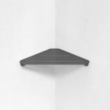 Corner Shelf X - Hjørnehylde - Charcoal Black - aloop design studio