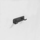 Hanger X2 - Håndklædekrog - Charcoal Black - aloop design studio