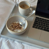 The Tray X Large - Bakke - Matte Aluminum - aloop design studio