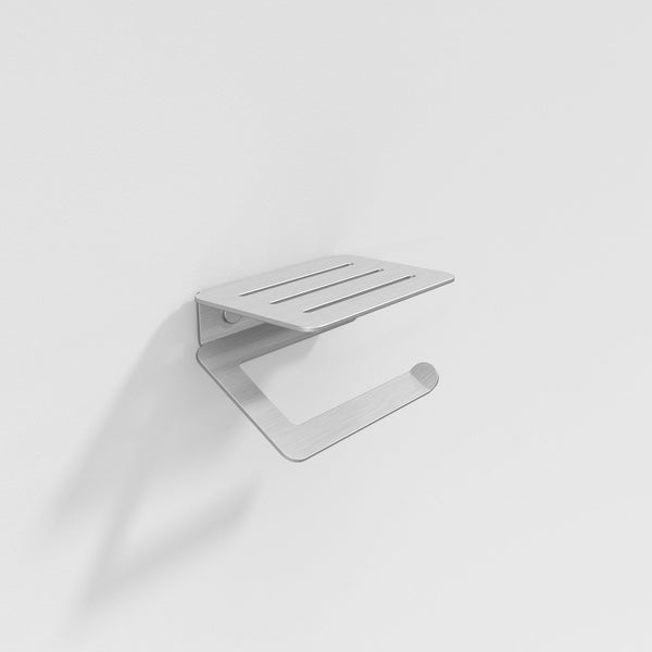 Toilet Paper Holder Y - Toiletrulleholder - Matte Aluminum - aloop design studio